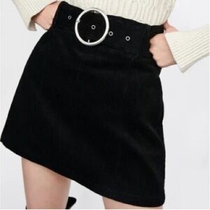 Zara Black Mini Skirt